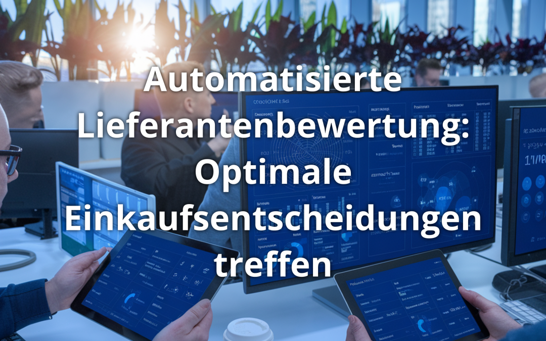 Automatisierte Lieferantenbewertung: Optimale Einkaufsentscheidungen treffen