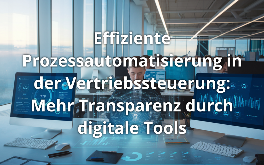 Effiziente Prozessautomatisierung in der Vertriebssteuerung: Mehr Transparenz durch digitale Tools